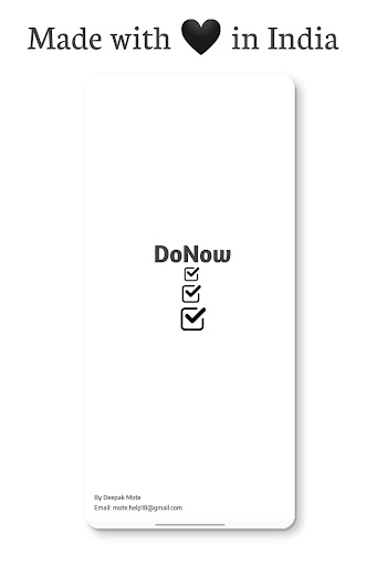 Android application DoNow - Simpler todo list screenshort