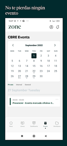 CBRE ZONE Screen 3