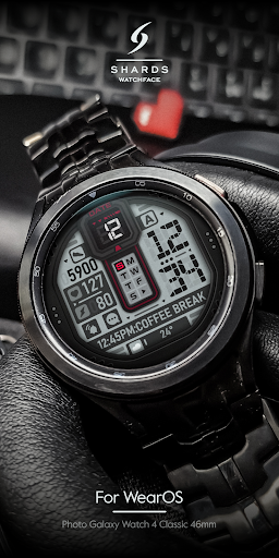 SH041 Watch Face, WearOS watch Screen 2