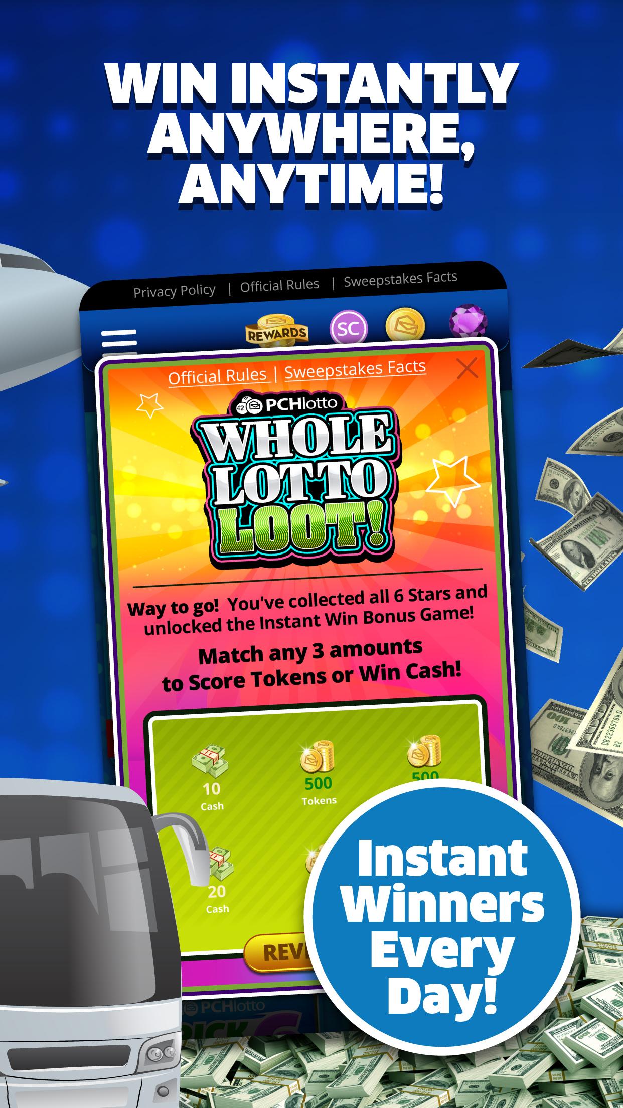 Android application PCH Lotto screenshort