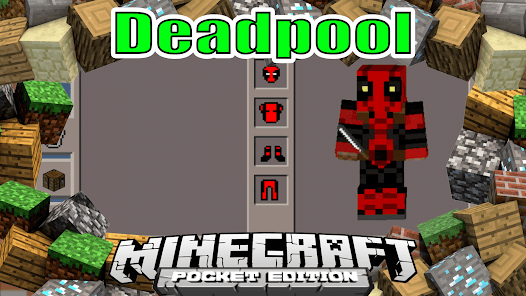 Imágen 2 Deadpool Minecraft Mod Games android