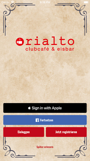 Android application Rialto screenshort