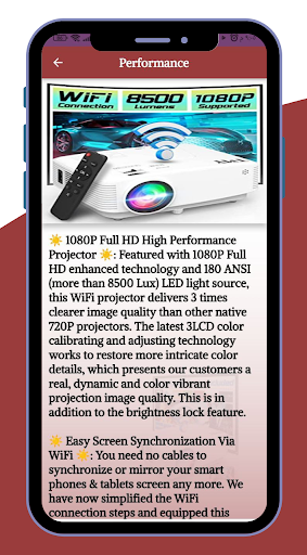 TMY Mini WiFi Projector Guide Screen 3