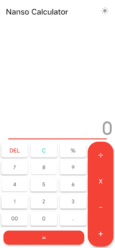 Android application Nanso Calculator screenshort