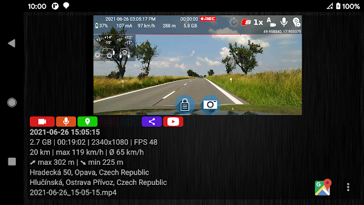 Dash Cam Travel – Car Camera Android app, DVR
