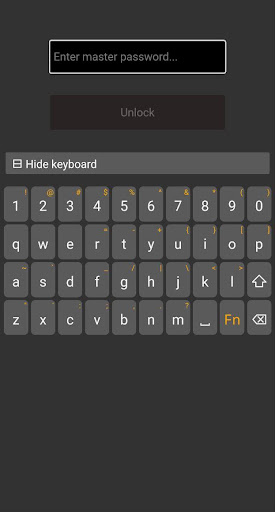 Android application Psh Password Manager screenshort