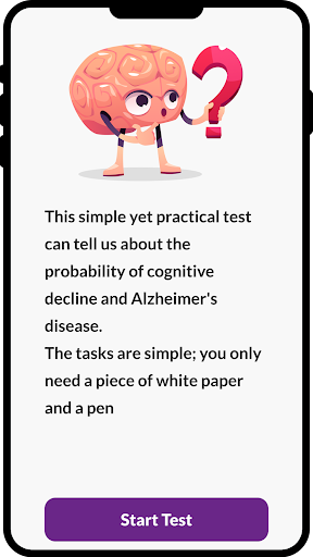 Android application Brain Test: Alzheimer's screenshort