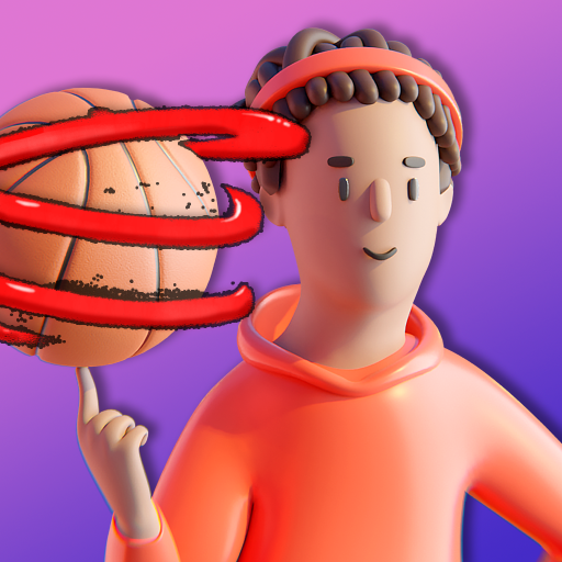 Draw Basket 3D: freestyle game  Icon