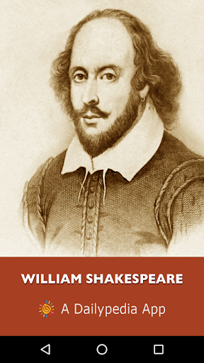 Android application William Shakespeare Daily screenshort