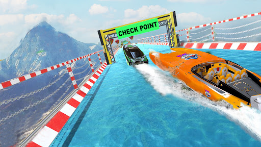 Android application Ski Boat Racing: Jet Boat Game screenshort
