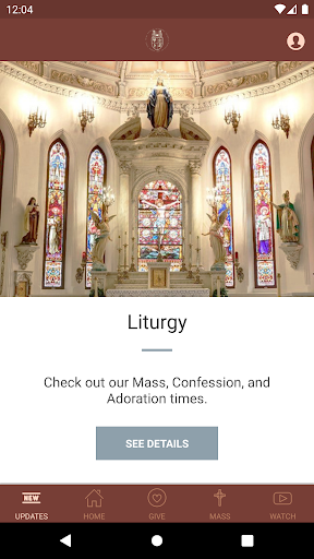 Android application saintpatrickcathedralfortworth screenshort