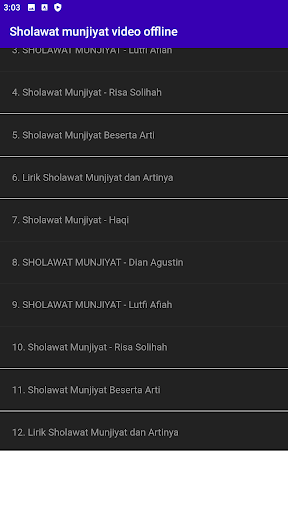 Sholawat munjiyat video offlin Screen 3