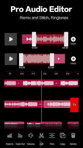 Android application Audio Editor - Music Mixer screenshort
