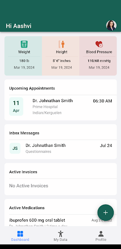Android application Abundant Care screenshort