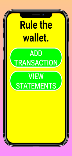 Android application Track it : Rule the wallet. screenshort