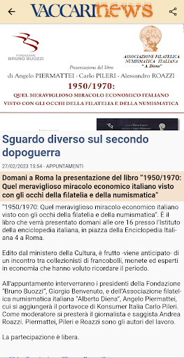 Vaccari news Screen 3