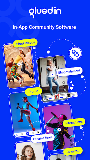 Android application GluedIn: Video & Community screenshort