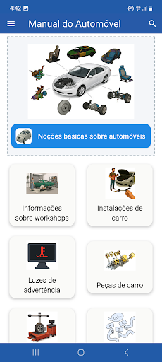 Visualização do aplicativo