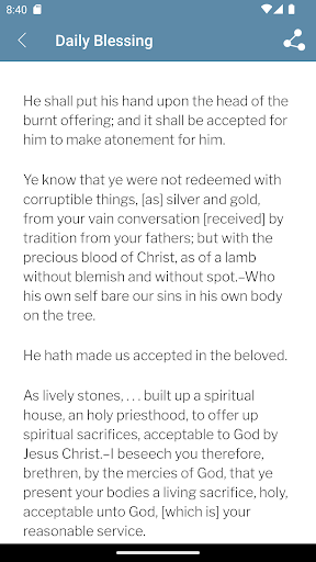 Daily Light Devotional Screen 3