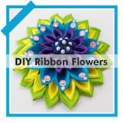 DIY Ribbon Flower Tutorials Easy Step