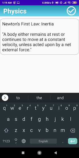 Android application NoteBooks screenshort