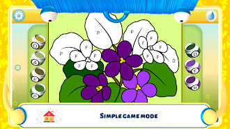 Game screenshot Kids Flower Color by Number apk download