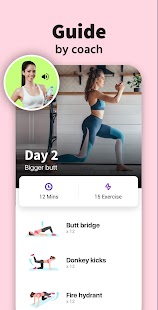 Buttocks Workout - Fitness App Screenshot