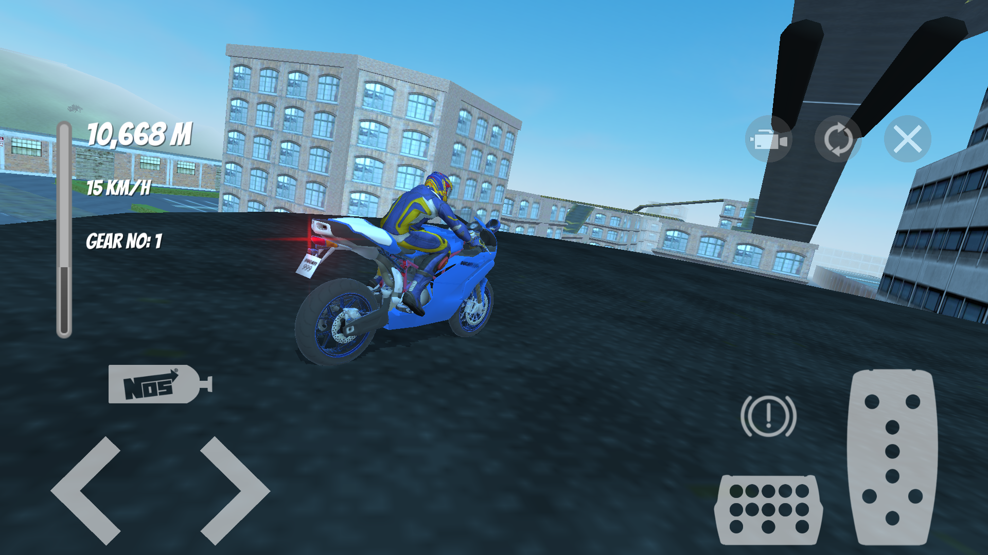 Android application Racing Motorbike Trial screenshort