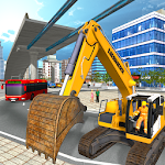 Cover Image of Baixar City Flyover Construction: New Bridge Building Sim 1.2 APK
