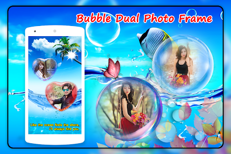 Bubble Dual Photo Frame