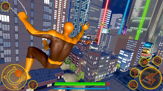 Flying Spider Rope Hero Games 1 APK screenshots 11