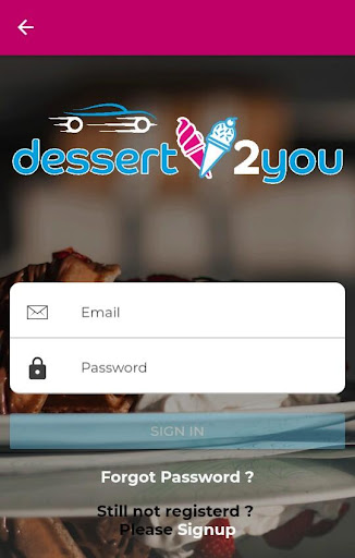Dessert2You Screen 3