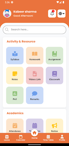 Class Care Screen 2