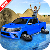Beach Truck Water Surfing  -  3D Fun Driving Sim icon