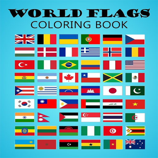 World Flag Coloring Game