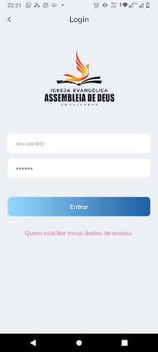 Android application AD SALVADOR screenshort