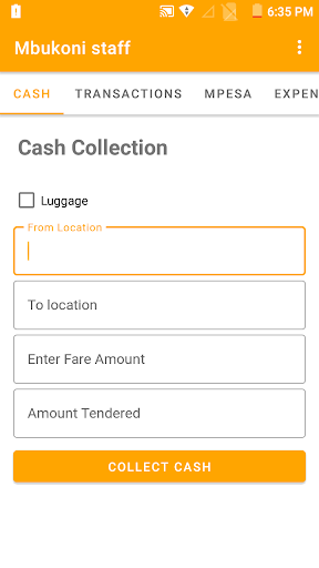 Android application Mbukoni Service screenshort