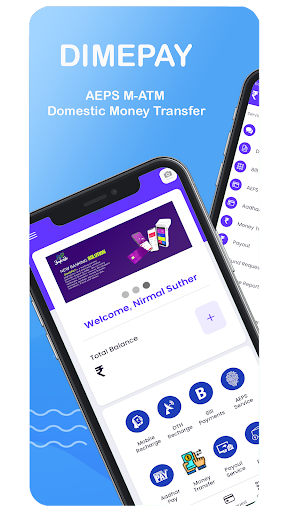 Android application Dimepay Neo Bank - AEPS, UPIQR screenshort