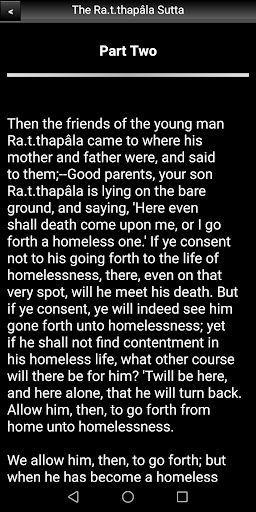 The Ra.t.thapâla Sutta Screen 3