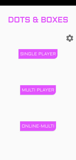 Android application Dots and Boxes Online screenshort
