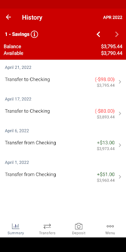 Beehive FCU Mobile Screen 3