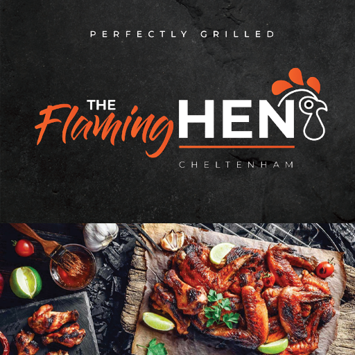 The Flaming Hen logo