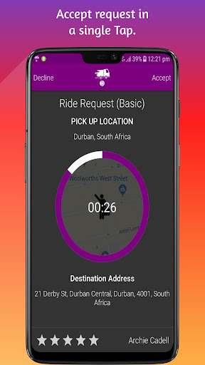 DELYVR DRIVER Screen 3
