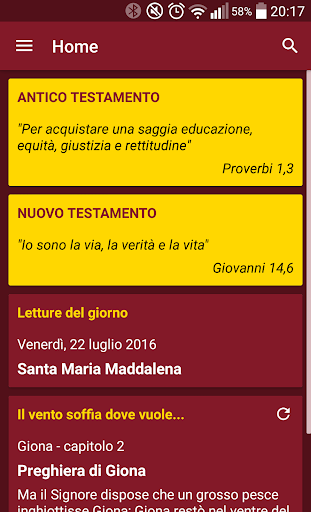 Anteprima dell'app