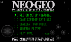 screenshot of NEO.emu (Arcade Emulator)