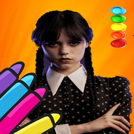 Wednesday Addams Coloring