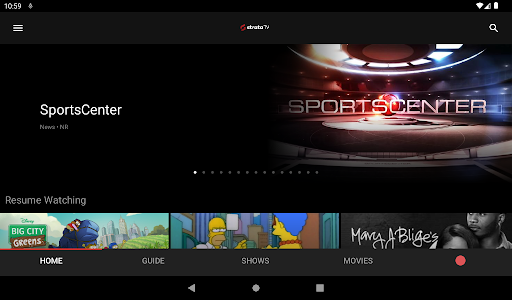 Screenshot of StrataTV