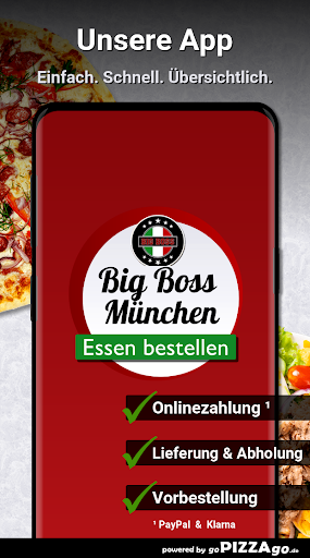 Android application BIG BOSS München screenshort