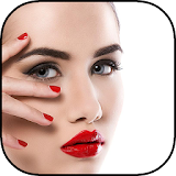 Makeup face makeover icon