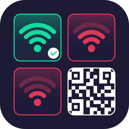 WiFi QR Maker & WiFi Strength  Icon